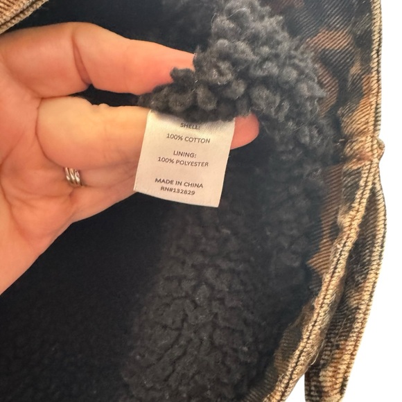 SUPERDOWN Revolve Cici snap front jacket Removable Fur Collar Denim Heavy Small - Picture 12 of 16